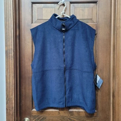 Новый XL темно-синий Ultra Club женщин Iceberg флисовый жилет молнии спереди унисекс - Изображение 1 из 4