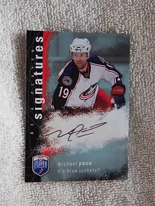 Columbus Blue Jackets Michael Peca Signed 2007-08 BAP Be A Player Card Auto - Picture 1 of 1