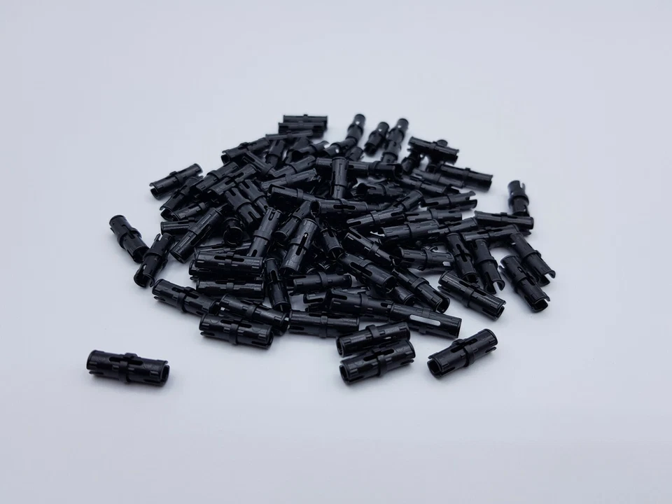 LEGO TECHNIC LOT 100 X PIN CONNECTOR PEG W FRICTION NOIR REF 2780 *NEUF*