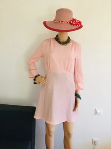 Kleider Altrosa- Gr. 34🌿 sommerkleid, leichteskleid Lang Ärmel - Bild 1 von 10