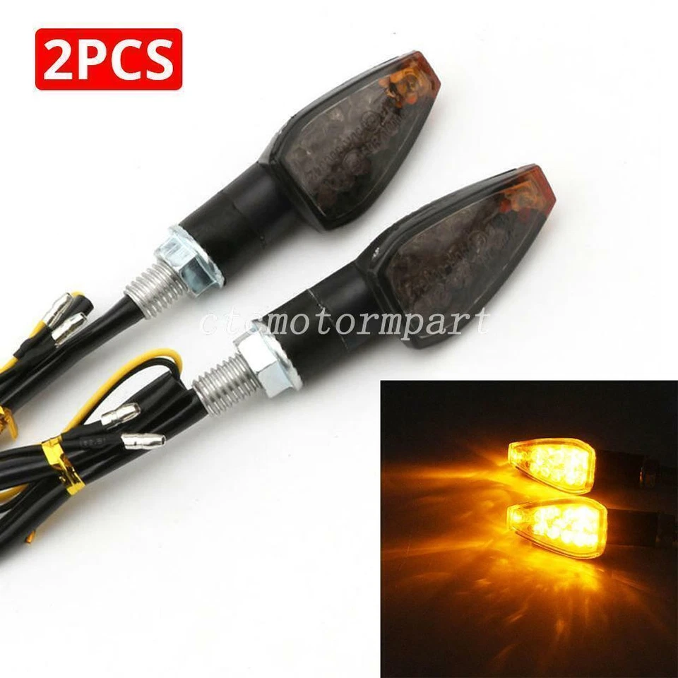 Mini luces LED de plástico de 3,5" para Suzuki GS450 GS500E GS1000 Foto 1 de 4