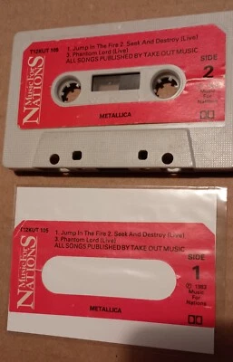 Metallica Jump In The Fire 1983 Uk Music For Nations Cassette Only - Image 1 of 3