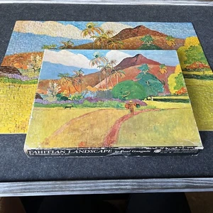 Vintage 1968 Springbok Jigsaw Puzzle Tahitian Landscape By Paul Gauguin Complete - Picture 1 of 5