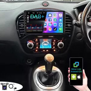 DAB+ For Nissan Juke 2010-2016 Car Stereo Radio GPS Sat Nav Android 13 BT FM RDS - Picture 1 of 19