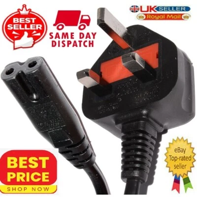 POWER CABLE LEAD - CANON PIXMA MG2150 MG2250 MG3150 MG3250 MG4150 PRINTER UK UZ - Image 1 of 4