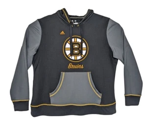 Adidas x NHL Womens XXL 2XL Boston Bruins Black Pullover Hoodie Sweatshirt NWT - Picture 1 of 7