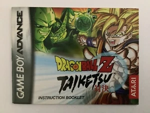 Dragon Ball Z Taiketsu GameBoy Advance nur Bedienungsanleitung - Bild 1 von 4