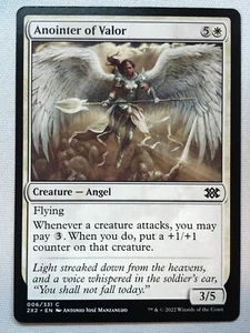 MTG Double Masters 2022 Anointer of Valor 6 quasi nuovo/m - Foto 1 di 1