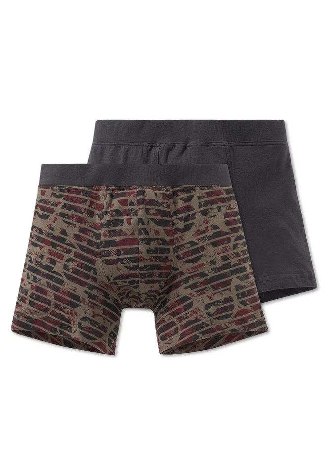 Schiesser Ragazzi Hip-Retro Pantaloncini 2er Pacco XS S M L 140-176 95/5 Boxer - Immagine 1 di 1
