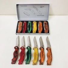 COLTELLO TASCABILE PIEGHEVOLE IN ACCIAIO INOX VARI COLORI COLTELLINO COLLEZIONE.