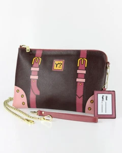  Ynot? Borsa Donna Woman Bag tg Pochette Marrone Scuro Tracolla DR14-DARK BROWN - Foto 1 di 10