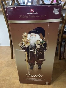 Members Mark Holiday Collections 2007 Santa 34” x 20” originalverpackt - Bild 1 von 14