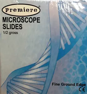 Premiere Plain Glass Slides, 3" x 1" Box of 72 - Picture 1 of 2