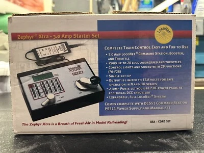 NEW Digitrax Zephyr Xtra DCC 3.0 AMP Starter Set COMPLETE Excellent Box - Image 1 of 3