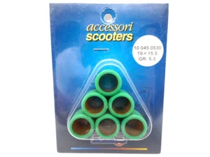 RMS 100450530 Juego de 6 ruedas scooter 19 x 15,5 5,3 gramos ACCESORIO SCOOTERS - Imagen 1 de 2