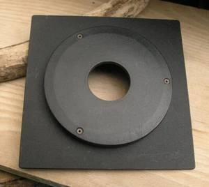 Genuine Sinar F & P fit lens board panel copal 0 34.6mm hole 10mm step out - Picture 1 of 3