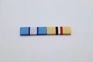 UN Cyprus And Iraq Full Size Medal Sew On Ribbon Bar - Foto 1 di 1