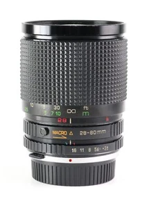 Lens Zoom Sakar MC Macro 3.5-4.5 28-80mm - Olympus OM - Picture 1 of 4