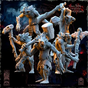 Rock Trolls (x5)/Dungeons and Dragons/Beholder Miniatures - Bild 1 von 6