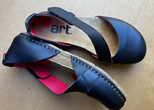 THE ART COMPANY Mary Janes Gr. 36/6 schwarze Lederflats Spanien Top Schuhe