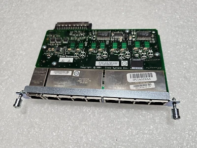 CISCO HWIC-D-9ESW-POE 9-Port 10/100 High Speed WAN Interface Card W/PoE Board - Image 1 of 3