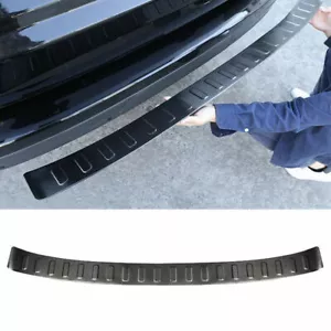 For Range Rover L405 2018-2021 Black Rear Bumper Protector Sill Plate Guard Trim - Picture 1 of 7