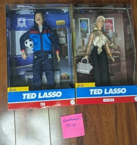 Barbie x Ted Lasso And Rebecca Welton Dolls NIB In Hand - Picture 1 of 1