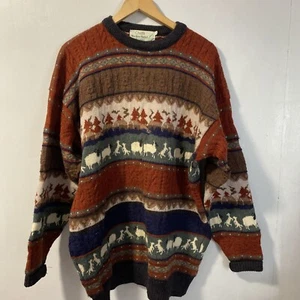 Jersey Quill's Woollen Market - Suéter tejido irlandés | Diseño oveja agricultora | - Imagen 1 de 8
