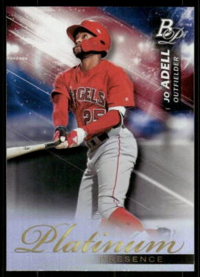 2018 Bowman Platinum #PP-2 Jo Adell Platinum Presence - Image 1 of 2