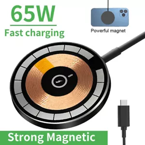 MagSafe Charger For Apple iPhone 16 15Pro Max 16e Magnetic Wireless Charging Pad - Picture 1 of 16