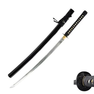 Japanese Samurai Katana, Aeolus Tsuba, Hand Forged, 1045 Carbon Steel Sword - Picture 1 of 9
