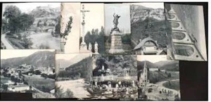 LOURDES/ LOT DE 10 cartes postales, carte lettre, GRAND FORMAT (années 30) - Imagen 1 de 1