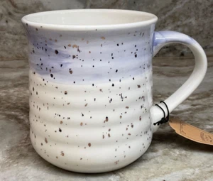 Large Coffee Mug Light Lavender, White With Gold Speckles. Sheffield Home. New - Picture 1 of 10