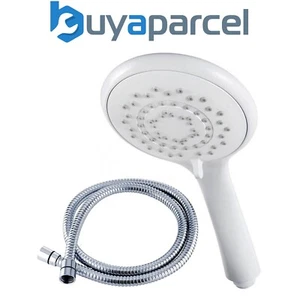Triton 8000 Series Universal Large Five Spray Shower Head White + 2m Hose - Picture 1 of 13