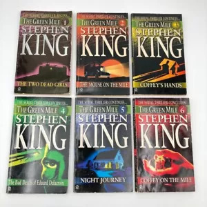 The Green Mile Stephen King Books 1-6 1996 1st Printing - Foto 1 di 18