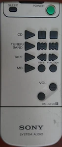Sony RM-SQ101, Original System Audio Remote Control Unit (Fernbedienung) RMSQ101 - Imagen 1 de 5