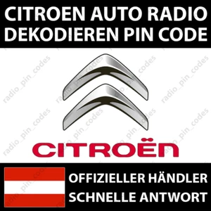 CITROEN RADIO DEKODIEREN PIN CODE AIRCROSS BERLINGO C1 C3 C4 C5 JUMPER PICASSO - Bild 1 von 6