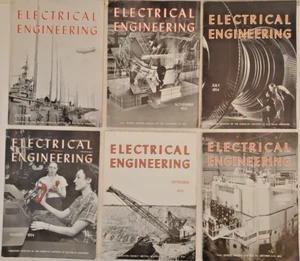 6 Elektrotechnik Zeitschriften Lot Oktober, NOV 1953 & Juli - Oktober 1954 - Bild 1 von 19
