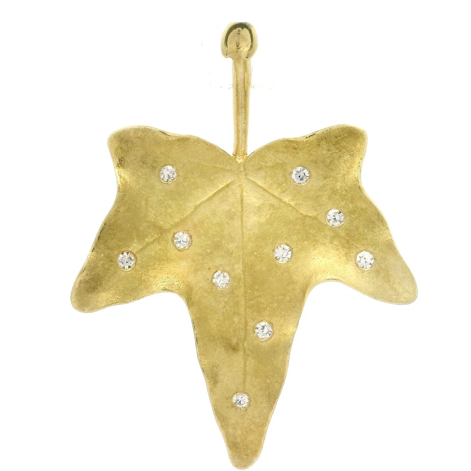 Broche prendedor vintage de oro amarillo de 18k de 0,15 quilates con textura de diamante aspecto realista Foto 1 de 4