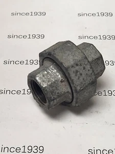 3/8" Galvanized Union, Malleable - Picture 1 of 3