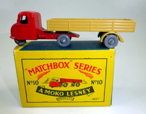 Matchbox RW 10B Mechanical Horse rot / h'braun Plastikräder top mit "B" Box - Picture 1 of 11