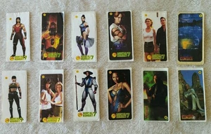 Kaugummiwickler. Vintage Aufkleber 13 Stk. Selten. Mortal Kombat 7 - Bild 1 von 24