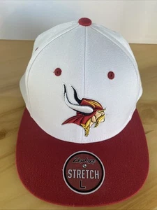 Minnesota Vikings Hat Zephyr Size LG Flex Stretch Red Norse - Picture 1 of 7