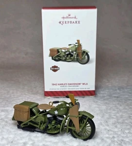 2014 Hallmark Keepsake Christmas Ornament Harley Davidson Motorcycle 1942 WLA  - Picture 1 of 19