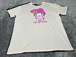Sanrio My Melody & Kuromi Long Sleeve Graphic T Shirt Black Pink 2XL XXL NWT - Picture 1 of 7
