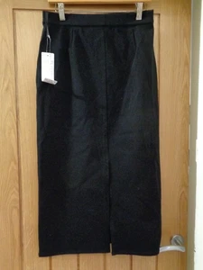 Womwn's Black Elasticated Waist Skirt Size S New With Tag - Picture 1 of 5
