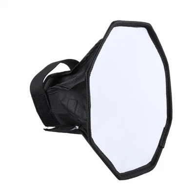 20cm Foldable Soft Flash Light Diffuser Softbox Cover Photography Flash Tool - Image 1 of 4