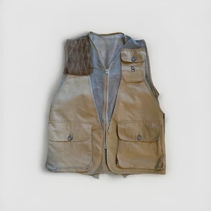 Vintage Bob Allen Vest Shooting Hunting Bird Mens Medium Adult 70s 80s Trap - Picture 1 of 3