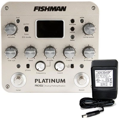 Preamplificador Fishman Platinum Pro EQ / DI con fuente de alimentación 9v Foto 1 de 4