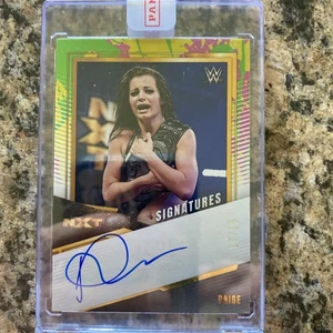 2022 PANINI WWE NXT PAIGE #AS-PGE SIGNATURES AUTOGRAPH AUTO GOLD SSP 17/25 - Picture 1 of 3